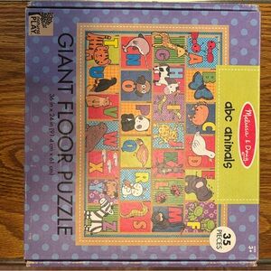 Melissa & Doug Colorful ABC giant floor ABC Animal Puzzle
